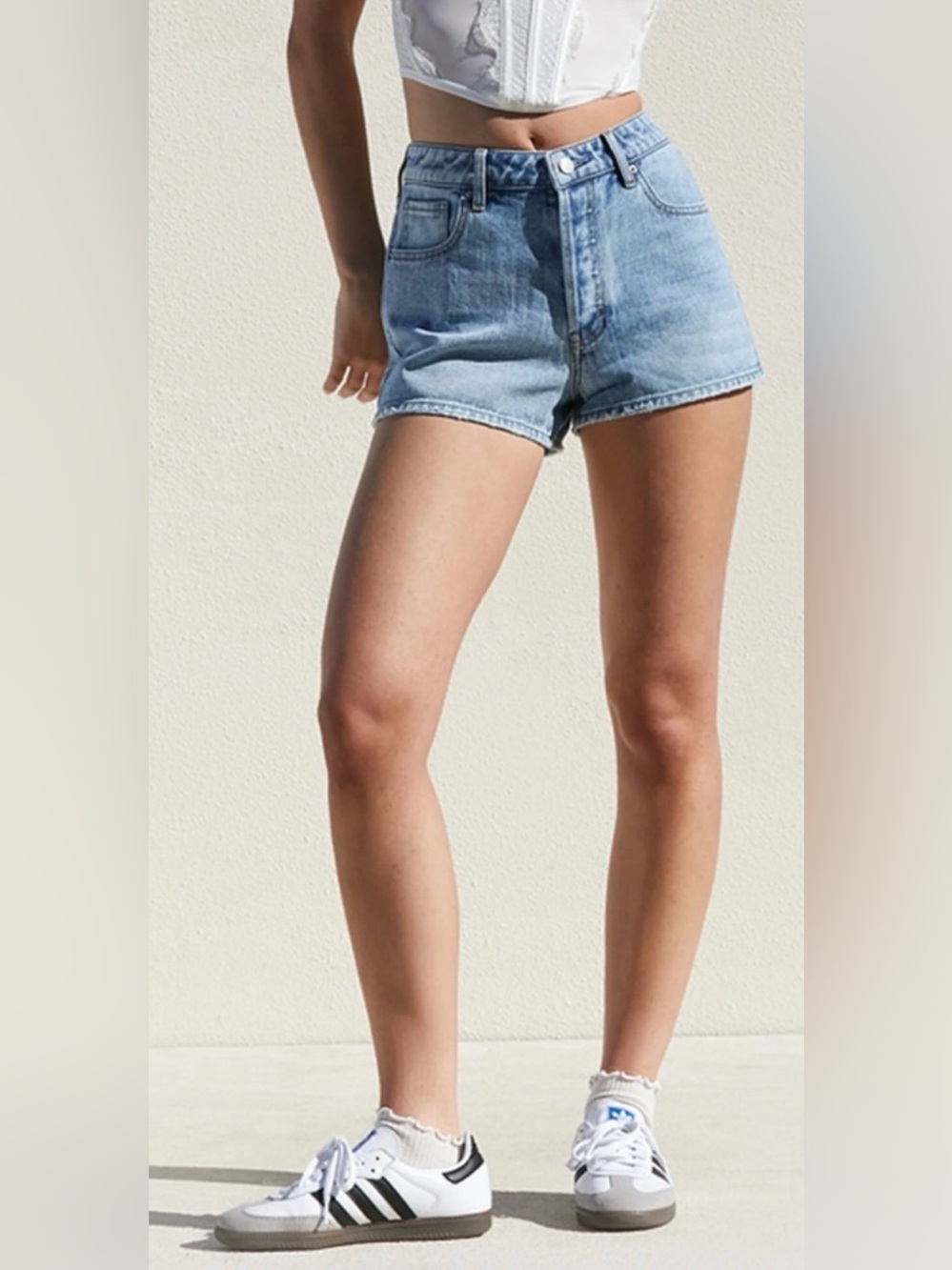 PacSun High Rise Festival Denim Shorts Blue Size 26